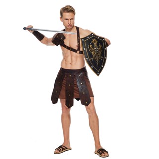 [New in stock] new Halloween Roman warrior role playing, stage performance costume Spartan warrior party performance costume quality assurance YMUU