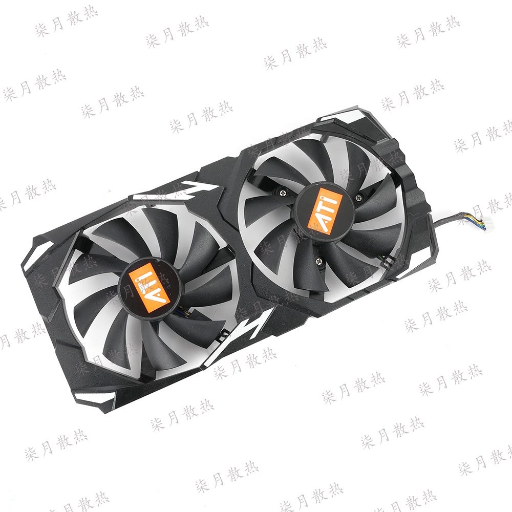 X XBLY RX580 RX 580 8GB เส้นผ่านศูนย์กลาง 85 มม.XY-D09015B กราฟิกการ์ดพัดลมเชลล์