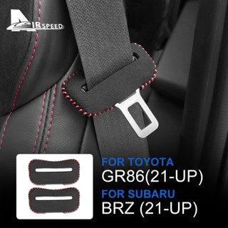 สติกเกอร์ติดหัวเข็มขัดนิรภัยรถยนต์ สําหรับ Subaru BRZ Toyota GR86 2021-2023 1 ชิ้น