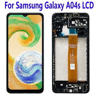 อะไหล่หน้าจอสัมผัสดิจิทัล LCD แบบเปลี่ยน สําหรับ Samsung Galaxy A04s A047 A047F A047M SM-A047F/DS