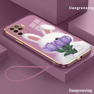 เคส OPPO A94 4G OPPO Reno 5F Reno5 F ใหม่ เคสโทรศัพท์ ซิลิโคนนิ่ม ชุบไฟฟ้า กันกระแทก สําหรับ OPPO A94 4G OPPO Reno 5F Reno5 F DDNH01 น่ารัก ลายการ์ตูน กันกระแทก