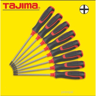 Tajima/tajima ไขควงปากแฉก ด้ามจับยางนิ่มพิเศษ 100-200 มม.