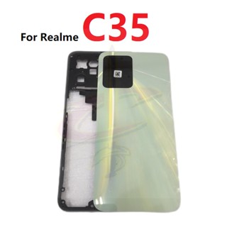 กรอบเลนส์กล้อง ด้านหลัง สําหรับ Realme C35