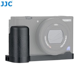 JJC HG-ZV1 ขาตั้งกล้องอลูมิเนียม กันลื่น ตัว L พร้อมซ็อกเก็ตเกลียว 1/4 นิ้ว -20 และแผ่นฐานปลดเร็ว สําหรับ Sony ZV-1 ZV1
