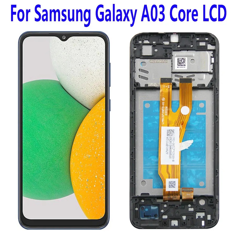 6.5 Original สําหรับ Samsung Galaxy A03 Core จอแสดงผล LCD A032M A032F SM-A032F/DS LCD Touch Screen D