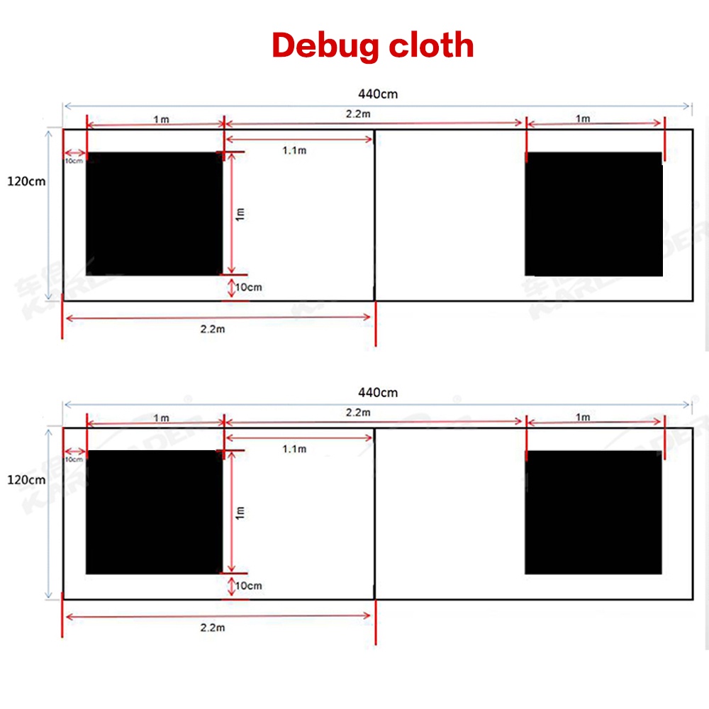 ผ้าสอบเทียบอัตโนมัติ Smartour ผ้าสำหรับ Android 360 องศาระบบกล้องพาโนรามารถยนต์ - รูปที่ 2