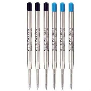 Parker Refill Quinkflow Ballpoint l Medium Black Blue 0.7mm l Refill