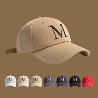 Mg STUDIO/ “M” หมวกปักลายตัวอักษร 8 สี