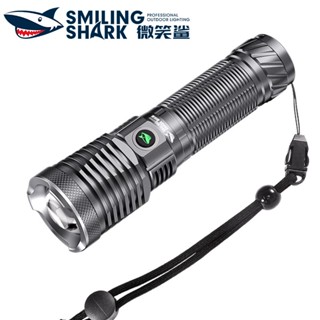 Smilingshark SD5215 ไฟฉาย led M77 ไฟฉายสว่างพิเศษ ระยะไกลกิโลเมตร ชาร์จ USB ปรับโฟกัสได้ 3 ระดับ ไฟฉุกเฉินสำหรับตั้งแคมป์กลางแจ้งทำงานกันน้ำ