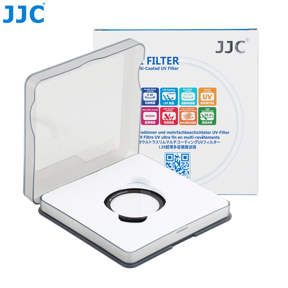 JJC UV Filter S+ L39 ตัวป้องกันเลนส์ Ricoh GR IIIx GR III GR II GR3x GR3 GR2 Richo GRIII GRIIIx GRII อุปกรณ์เสริมกล้อง