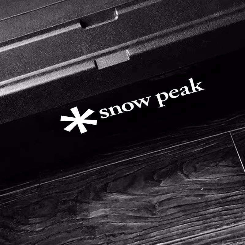 [P-A661] Camping Style Outdoor Stickers Snow Peak Snow Peak Outdoor Camping LOGO Waterproof Car Stic