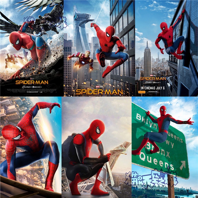 ภาพยนตร์ Extraordinary Spider-Man diy Puzzle ของขวัญของเล่นการศึกษาปฐมวัยสามารถปรับแต่งเพื่อสั่งซื้อ 300 ชิ้น 500 ชิ้น 1,000 ชิ้น 1500 ชิ้นปริศนาไม้ผู้ใหญ่สร้างสรรค์ Decompression ของขวัญการ์ตูน