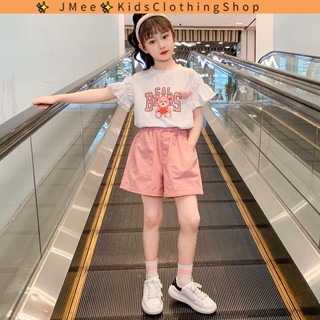 [สปอต] 3-14 ปี สาว สาวฤดูร้อนเกาหลีใหม่ชุดเกาหลีแฟชั่นสั้นแขนสั้นแขนสั้นแขนสั้นแขนสั้นแขนสั้นแขนขาแขนสั้นแขนขาสั้น