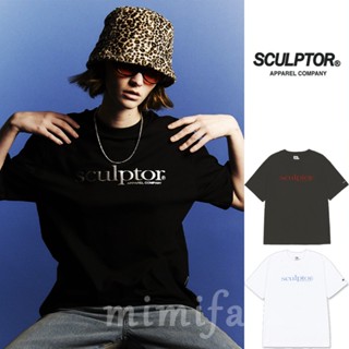 [SCULPTOR] เสื้อยืดแขนสั้น พิมพ์ลายโลโก้