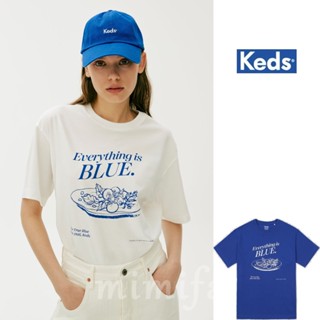 [Keds Korea] เสื้อยืดแขนสั้น พิมพ์ลายกราฟฟิค Keds Every Blue