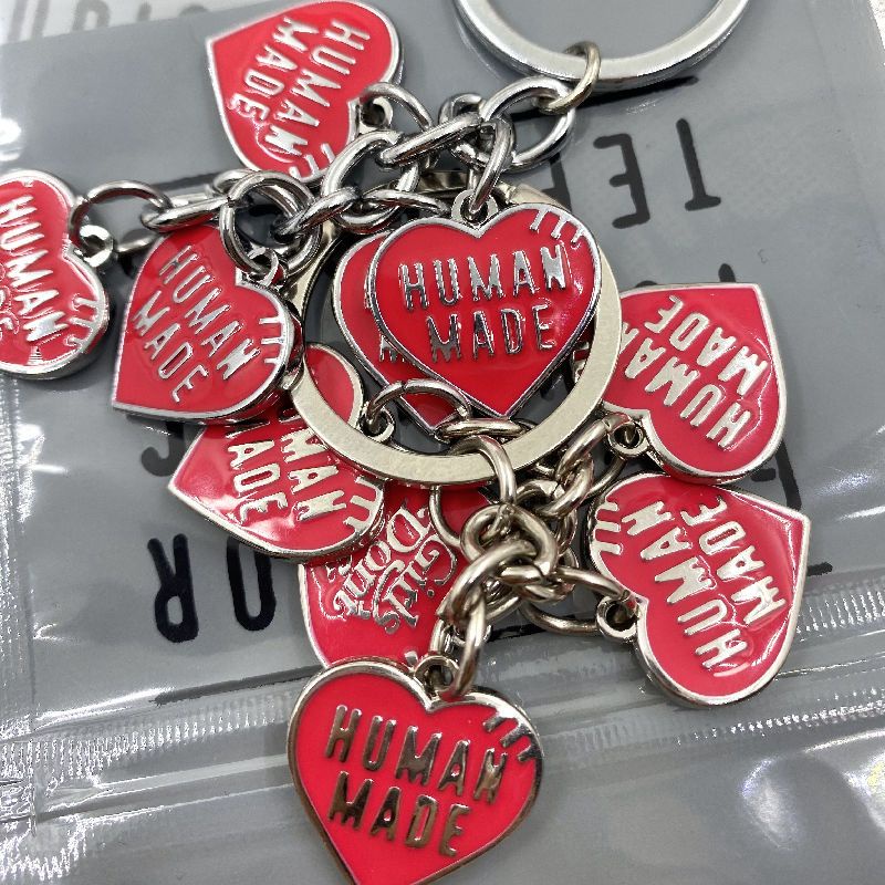 พร้อมส่ง SS HUMAN MADE พวงกุญแจ จี้หัวใจ Don't Cry HEART KEY CHARM GDC สไตล์ฮาโอบิง