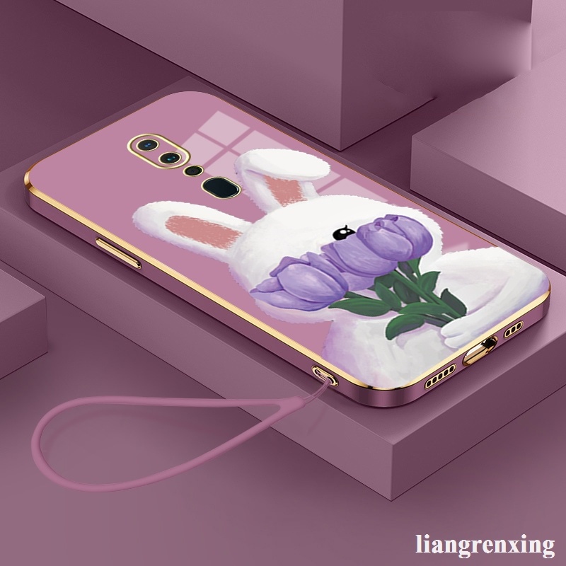 เคส OPPO F11 Pro OPPO F11 เคสโทรศัพท์มือถือ ซิลิโคนนิ่ม ชุบไฟฟ้า กันกระแทก สําหรับ OPPO F11 Pro OPPO F11 DDNH01 น่ารัก ลายการ์ตูน กันกระแทก