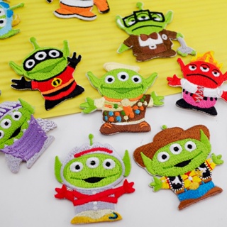 ✨ขายดี แผ่นสติกเกอร์ ลายการ์ตูน Toy Story มีกาวในตัว สําหรับตกแต่งเสื้อผ้า DIY