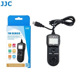 JJC TM-R รีโมทคอนโทรลแบบมีสายจับเวลาเปลี่ยน RR-90 กล้องชัตเตอร์ เครื่องวัดระยะ สำหรับ FujiFilm X100T X100F X-T100 X-T20 X-T10 X-T2 X-T1 X-E3 X-E2S X-E2 GFX 50S X-Pro2 X70 X30 XF10 X-A10 X-A5 X-A3 X-A2 X-A1 X-H1 X-M1 XQ2 X-Q1