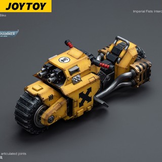 1/18 JoyToy Imperial Fists Raider-pattern Combat Bike (ฟิกเกอร์ของเล่น)