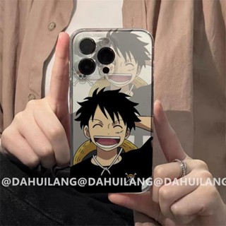 ✺◙♟Sauron Luffy iPhone13 เคสมือถือ Apple 11/12 ใส XR/XS/14PROMAX นุ่ม 7/8PLUS น้ำ