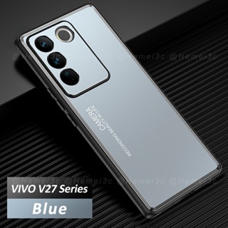 Vivo V27 V27e Pro 5G เคสอลูมิเนียมอัลลอยด์ กระจายความร้อน กันกระแทก เคสโทรศัพท์แข็ง