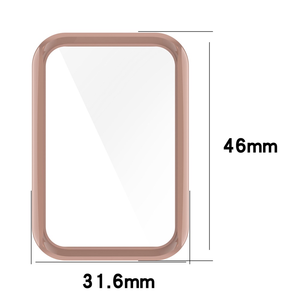 สําหรับ OPPO Band 2 เคสพีซี แบบแข็ง กระจกนิรภัย ป้องกันหน้าจอ ฝาครอบป้องกันเต็มรูปแบบ