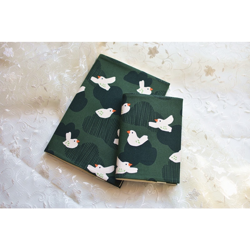 [ผ้าหนังสือเสื้อผ้าปกหนังสือ] YAYA Handmade White Pigeon Book Clothes A5A6TN Handbook Cover Leather 