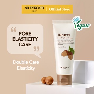 [SKINFOOD] ลูกโอ๊กรูขุมขนเปปไทด์ครีม70ml / เครื่องสำอางมังสวิรัติ / กระชับรูขุมขนที่ขยายใหญ่ขึ้น / ปรับปรุงความยืดหยุ่นของผิว / เพิ่มความกระชับของผิว (Acorn Pore Peptide Cream)