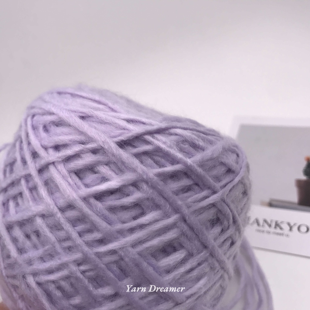 เส้นด้ายขนนุ่มเป็นมิตรกับผิวหนังสำหรับถักไหมพรม / เส้นด้ายโครเชต์ DIY / เส้นด้ายผสม / เส้นด้ายฝ้าย