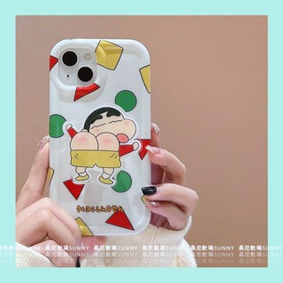 เคสโทรศัพท์มือถือ ลายการ์ตูนชินจัง กันกระแทก สําหรับ iphone 14 13 11 12 pro