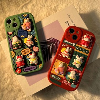 เคสมือถือ แบบนิ่ม ลายการ์ตูนกระต่าย กันกระแทก สําหรับ OPPO Reno8 Reno7pro reno6 7z 5 R17 A72 A53 A9 2020 4Z 5G 2F F11 A31 F9 A15 A3S Findx3pro Findx5pro