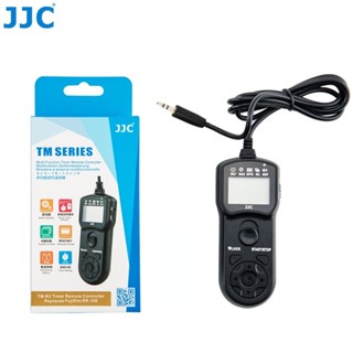 JJC TM-R2 รีโมทคอนโทรลแบบใช้สายตัวจับเวลาชัตเตอร์ เครื่องวัดระยะ มัลติฟังก์ชั่น เปลี่ยน RR-100 สำหรับกล้อง Fuji Fujifilm X-T5 X-H2S X-H2 X100V X100F X100T X-T100 X-T30 II X-T20 X-T10 X-PRO3 X-T4 X-T3 X-T2 X-E3 X-E2S X-E2 X-A5 GFX 100S 100 50S 50R