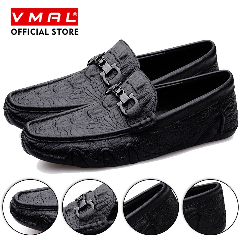 VMAL New Men Loafers Breathable Men Flats Shoes Casual Shoes Men Driving Shoes Soft Moccasins Boat Shoes 38-44