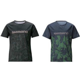 Shimano SHIMANO 23 ใหม่ เสื้อยืดลําลอง แขนสั้น กันแดด แบบแห้งเร็ว SH-096T สําหรับตกปลา กลางแจ้ง