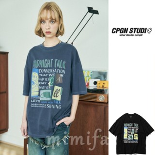 [CPGN Studio] เสื้อยืดแขนสั้น สีมิดไนท์ทอล์ค