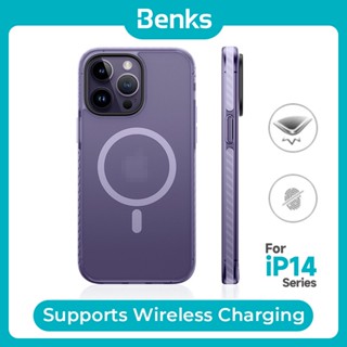 [Benks Official] เคสโทรศัพท์มือถือ กันกระแทก ลาย Benks Ice Sand สําหรับ IPhone 14 Plus Pro Max