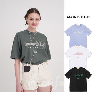 [MAINBOOTH] เสื้อยืด พิมพ์ลายโลโก้ MNBTH