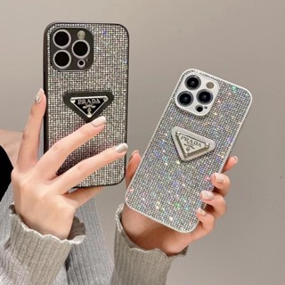 เคสโทรศัพท์มือถือ ลายแบรนด์ PRADA หรูหรา ระดับไฮเอนด์ สไตล์ยุโรป อเมริกัน สําหรับ iphone14 14 13 12 pro max