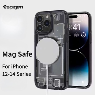 Spigen Ultra Hybrid Zero One(MagFit) เคสโทรศัพท์มือถือ ซิลิโคนใส กันกระแทก สําหรับ Iphone 14 Pro Max 14 Plus