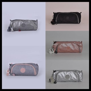 Kipling กระเป๋าดินสอ ขนปุย สะดวกสบาย เครื่องเขียน กระเป๋าคลัทช์ K2242