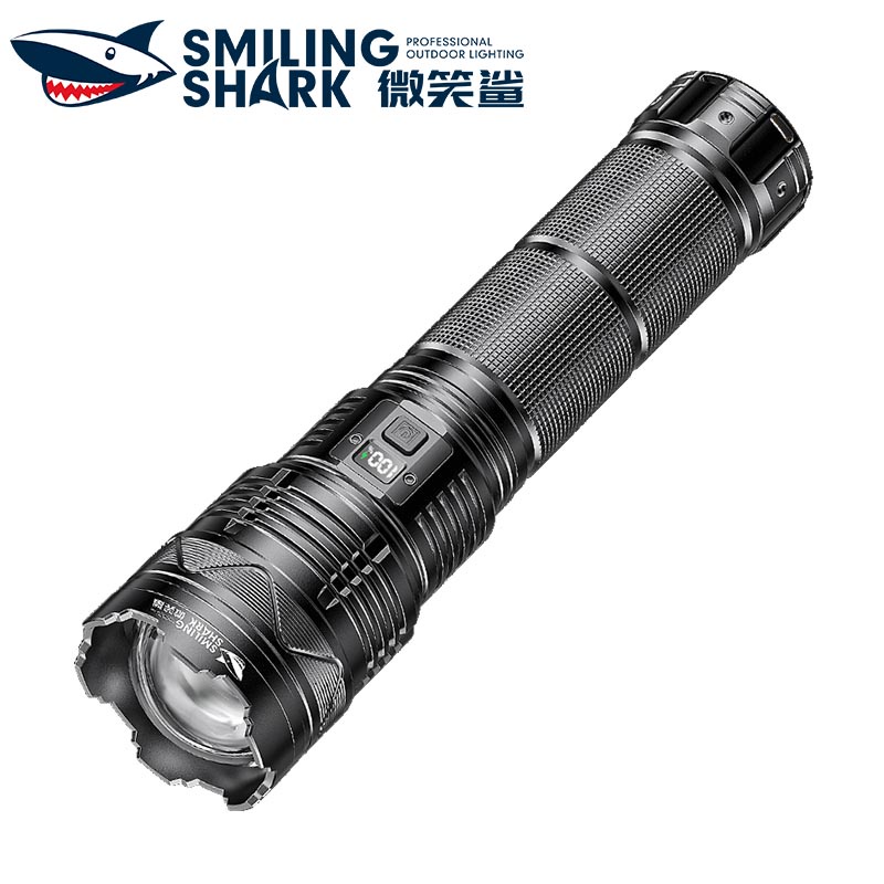 Smilingshark SD5991 ไฟฉาย led M77 ซูมได้ Type-C 5 โหมด กันน้ํา สําหรับตั้งแคมป์ ล่าสัตว์ ฉุกเฉิน