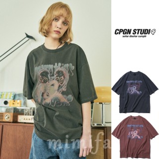 [CPGN Studio] เสื้อยืดแขนสั้น พิมพ์ลาย Mad Hoppi Pigment