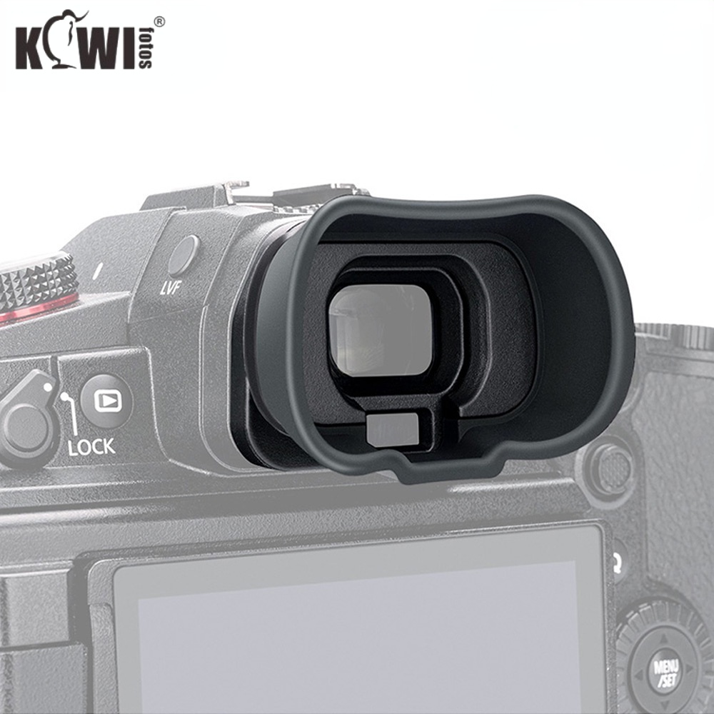 Kiwifotos KE-GH6 Eyecup ยางรองตากล้องแบบยาวสำหรับ Panasonic Lumix GH7 GH6 GH5S GH5 , ช่องมองภาพซิลิโ