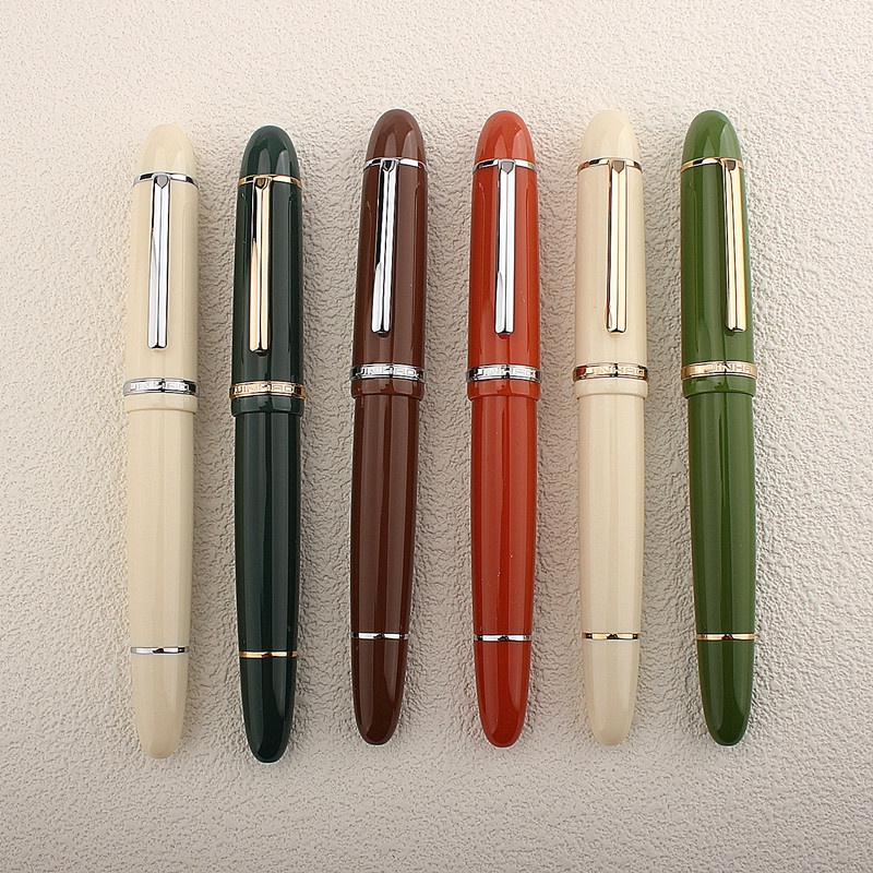 ใหม่ Jinhao Fountain Pen X159 อะคริลิคเกลียวปากกา Cap Taipan ผู้ใหญ่สํานักงานนักเรียนชายหญิงการประดิ