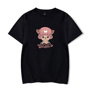 ONE PIECE Cotton T-shirt เสื้อยืดแขนสั้น ผ้าฝ้าย พิมพ์ลาย ขนาดใหญ่พิเศษ สไตล์ฮิปฮอป แฟชั่นฤดูร้อน สําหรับผู้ชาย และผู้หญิง 1987B