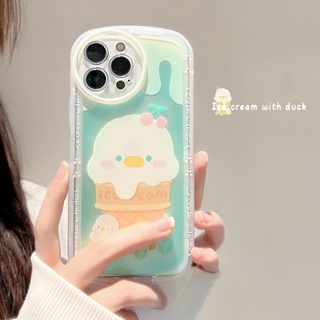 G5xe เคสโทรศัพท์มือถือ ลายไอศกรีม เป็ดน่ารัก รวมทุกอย่าง สําหรับ iphone 12 13pro max 14 Apple 13 12 11 x