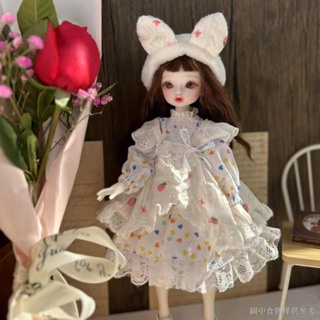 [Lolita Dress Set] bjd 6 Point ชุดเดรสเจ้าหญิงน่ารัก 30 ซม. อุปกรณ์เสริม สําหรับตุ๊กตา