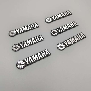 สติกเกอร์ตกแต่งเครื่องเสียงรถยนต์สติกเกอร์โลโก้ Yamaha โลโก้โลหะลำโพงลำโพง YAMAHA เครื่องดนตรีกีตาร์โลโก้