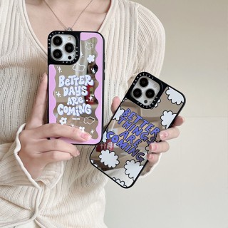 Casetiffany เคสโทรศัพท์มือถือแบบแข็ง พร้อมกระจก สําหรับ iphone11 12 13 14 promax x xs xr i7 i8